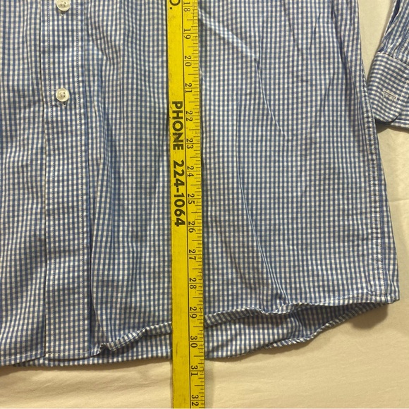 George Strait Wrangler Plaid Shirt long sleeve Men Medium western button down - Picture 2 of 6